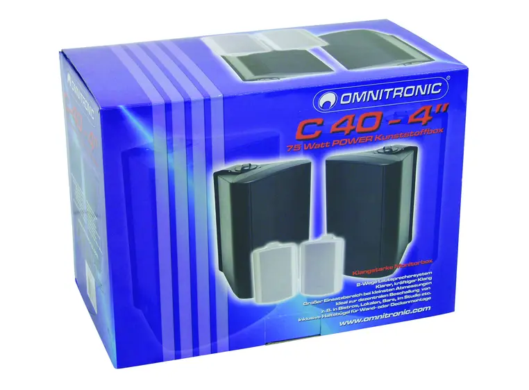 OMNITRONIC C-40 black 2x 